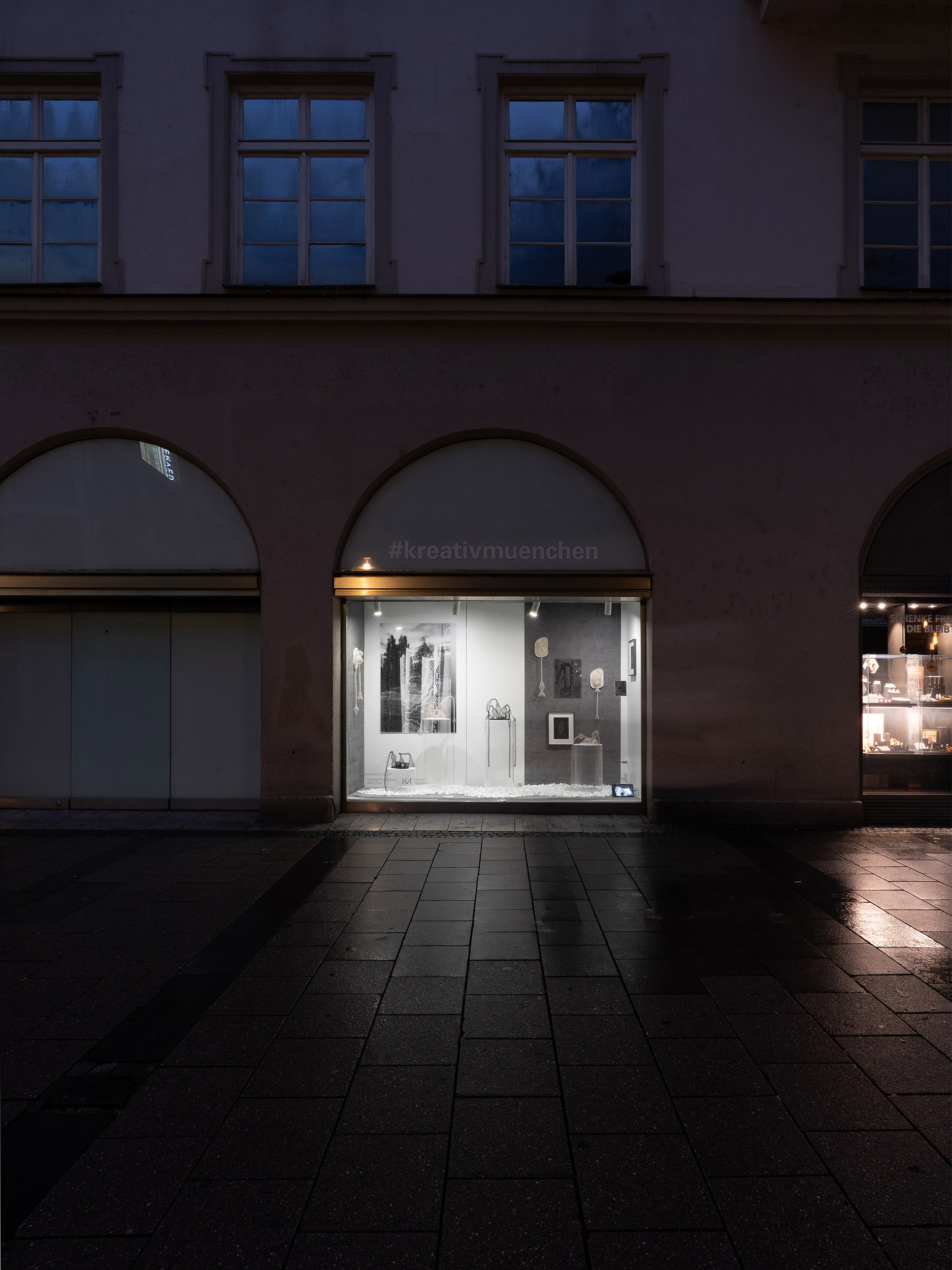 Schaufenster Kaufingerstr. 26, #kreativmuenchen